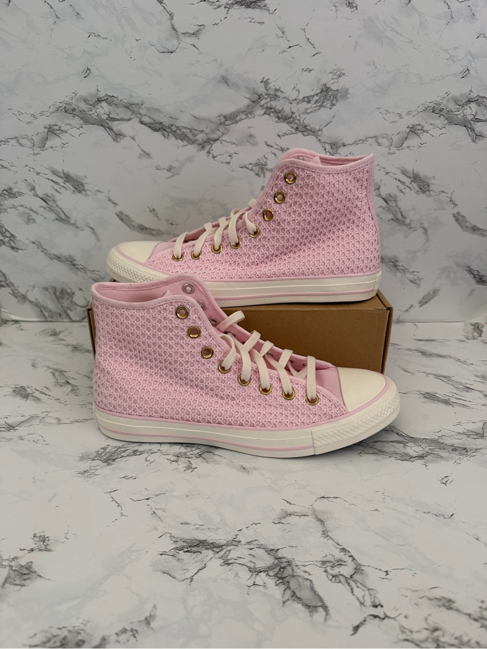 Converse Chuck Taylor All Star Knit Hi Sugar Berry Shoes A13643F Women Sizes